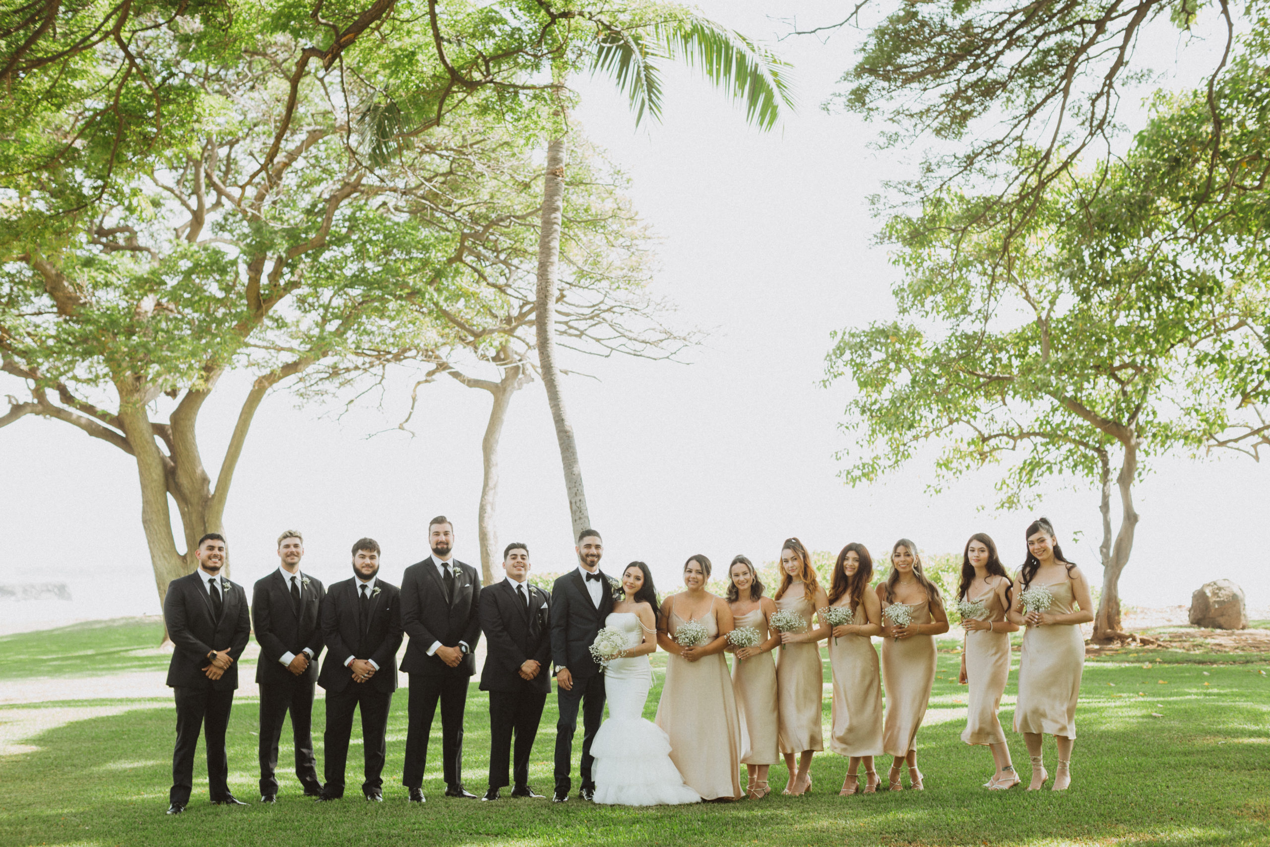 bridesmaids and groomsmen