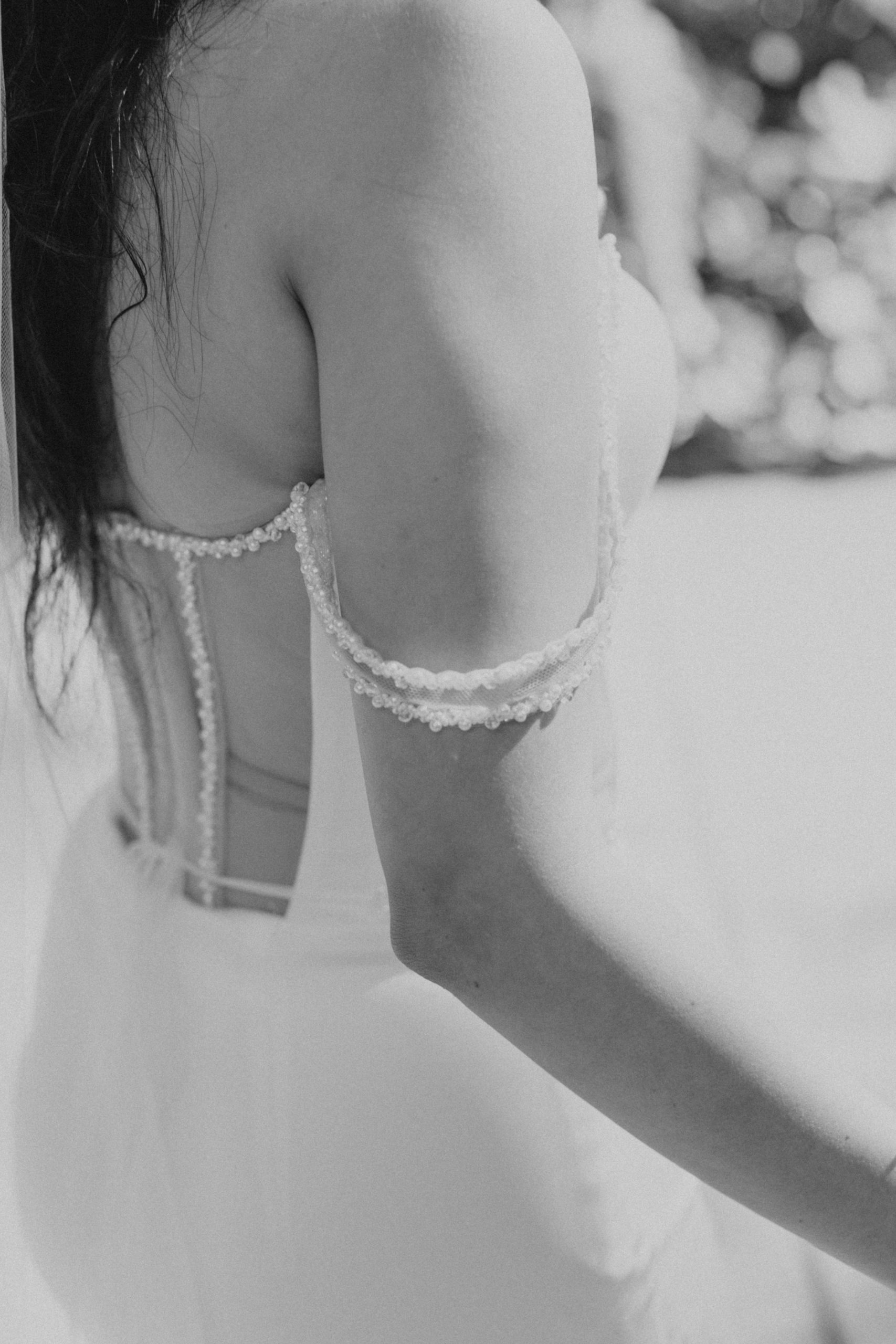 wedding dress details